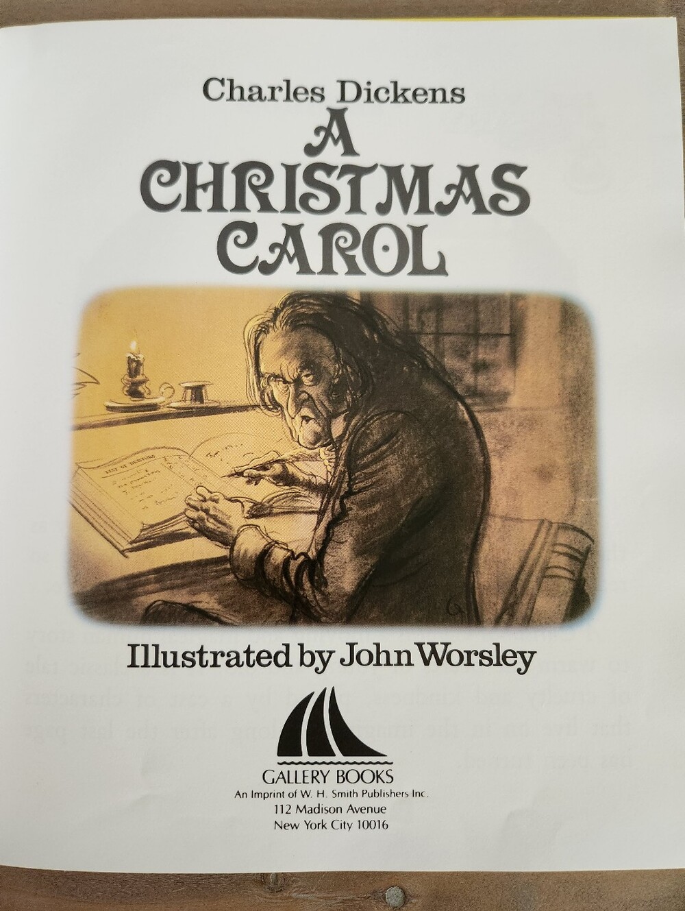 📖 Charles Dickens A Christmas Carol Illustrated John Worsley Hardcover Book - Picture 4 of 12